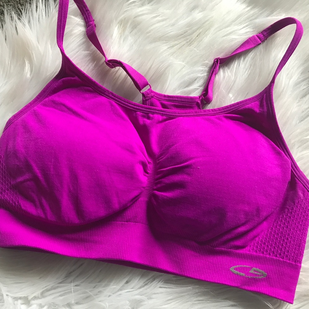 Bright Pink Champion Sports Bra